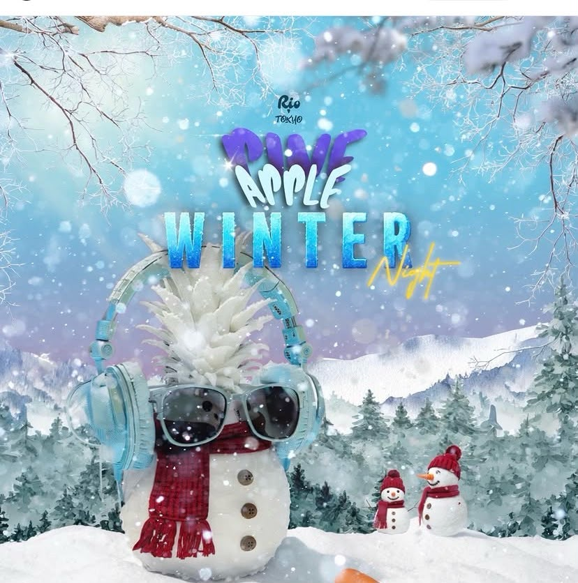 Pineapple Winter Night
